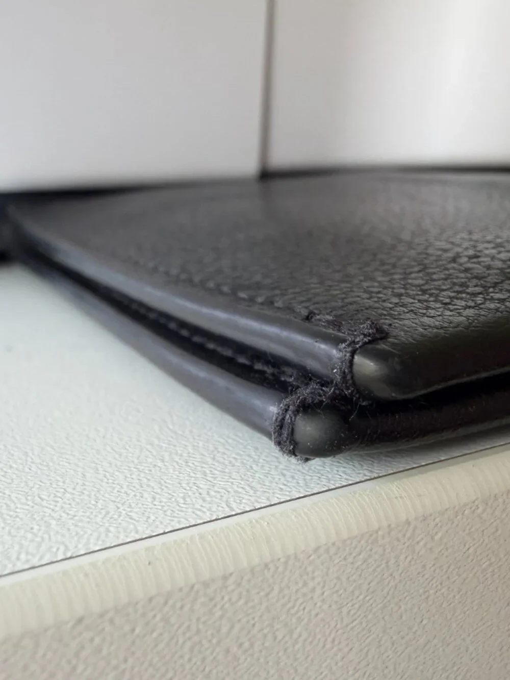 TUMI Nassau Black Leather Bifold Wallet